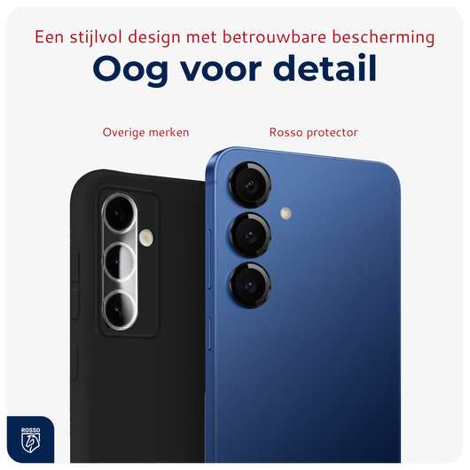 Rosso Samsung Galaxy S25 Camera Frame Protector Zwart afbeelding 7