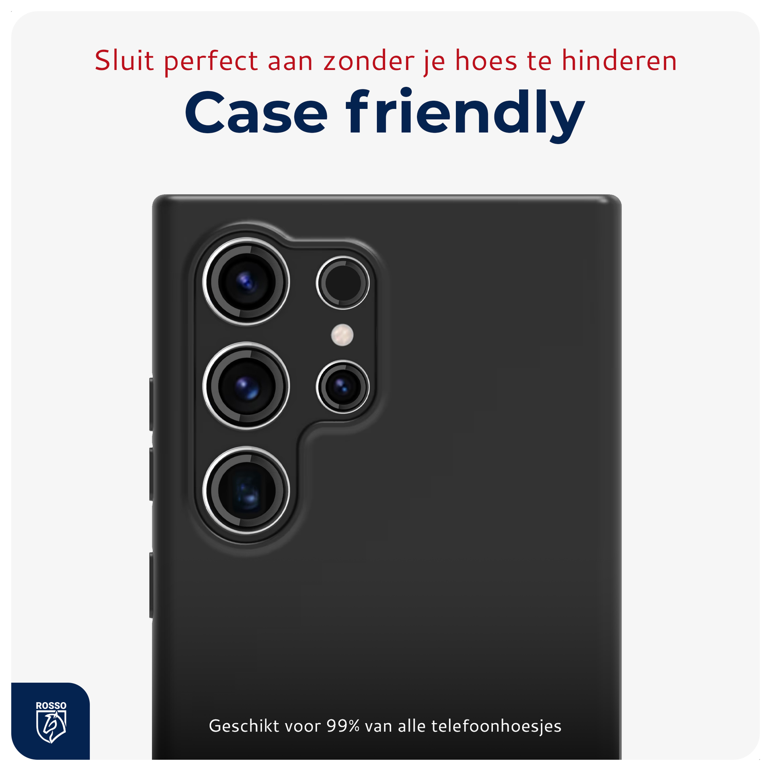 Rosso Samsung Galaxy S24 Ultra Camera Frame Protector Transparant afbeelding 6