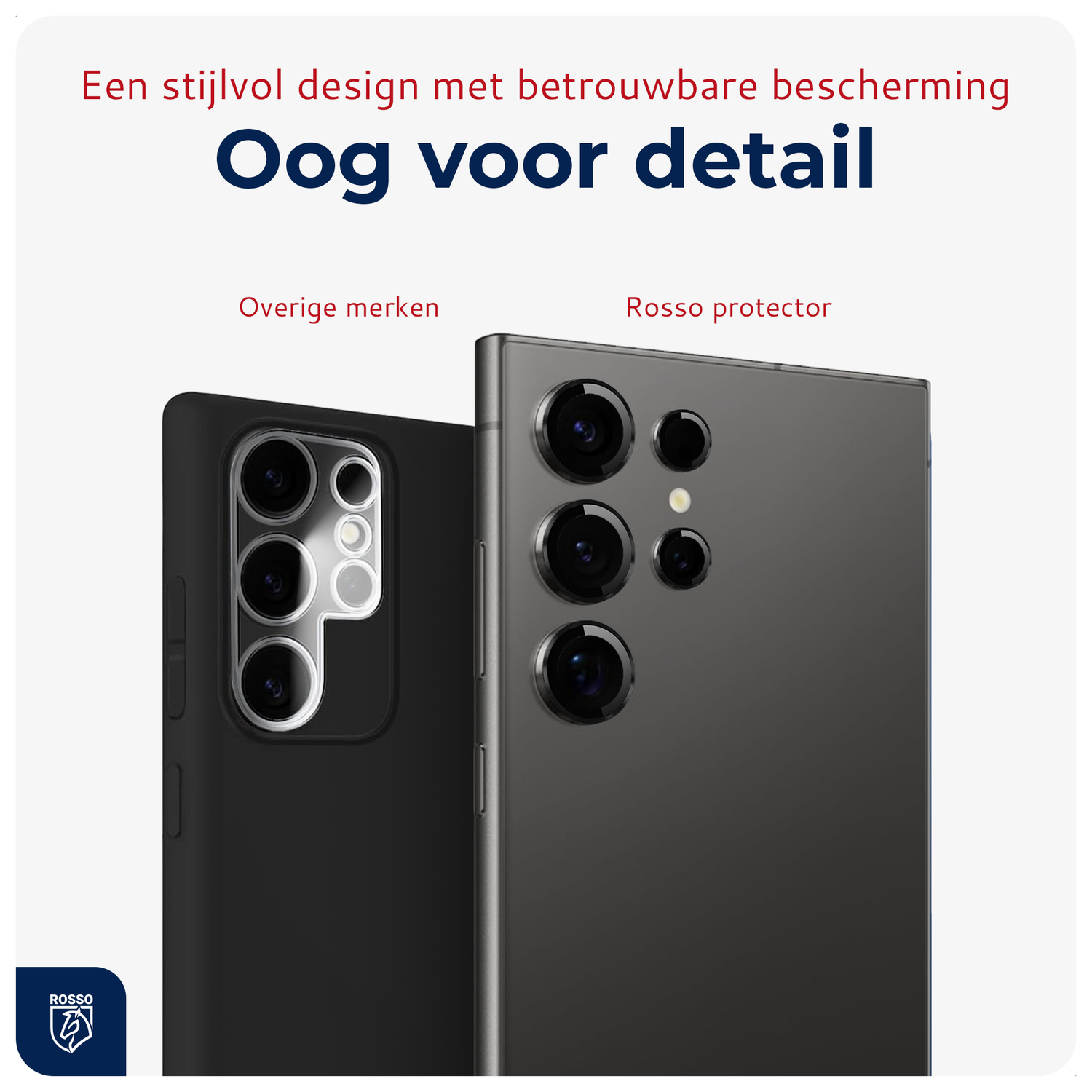 Rosso Samsung Galaxy S24 Ultra Camera Frame Protector Zwart afbeelding 7