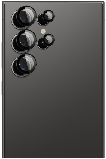 Rosso Samsung Galaxy S24 Ultra Camera Frame Protector Zwart afbeelding 9