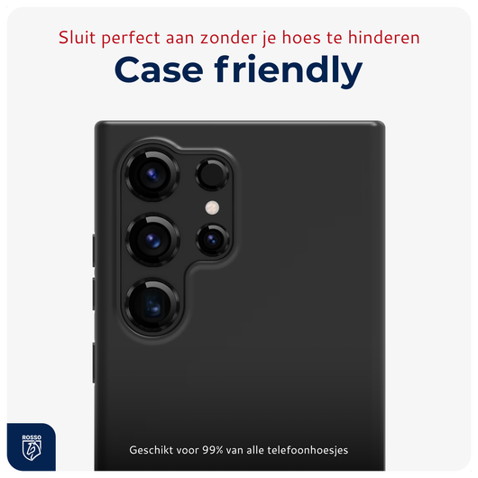 Rosso Samsung Galaxy S24 Ultra Camera Frame Protector Zwart afbeelding 6