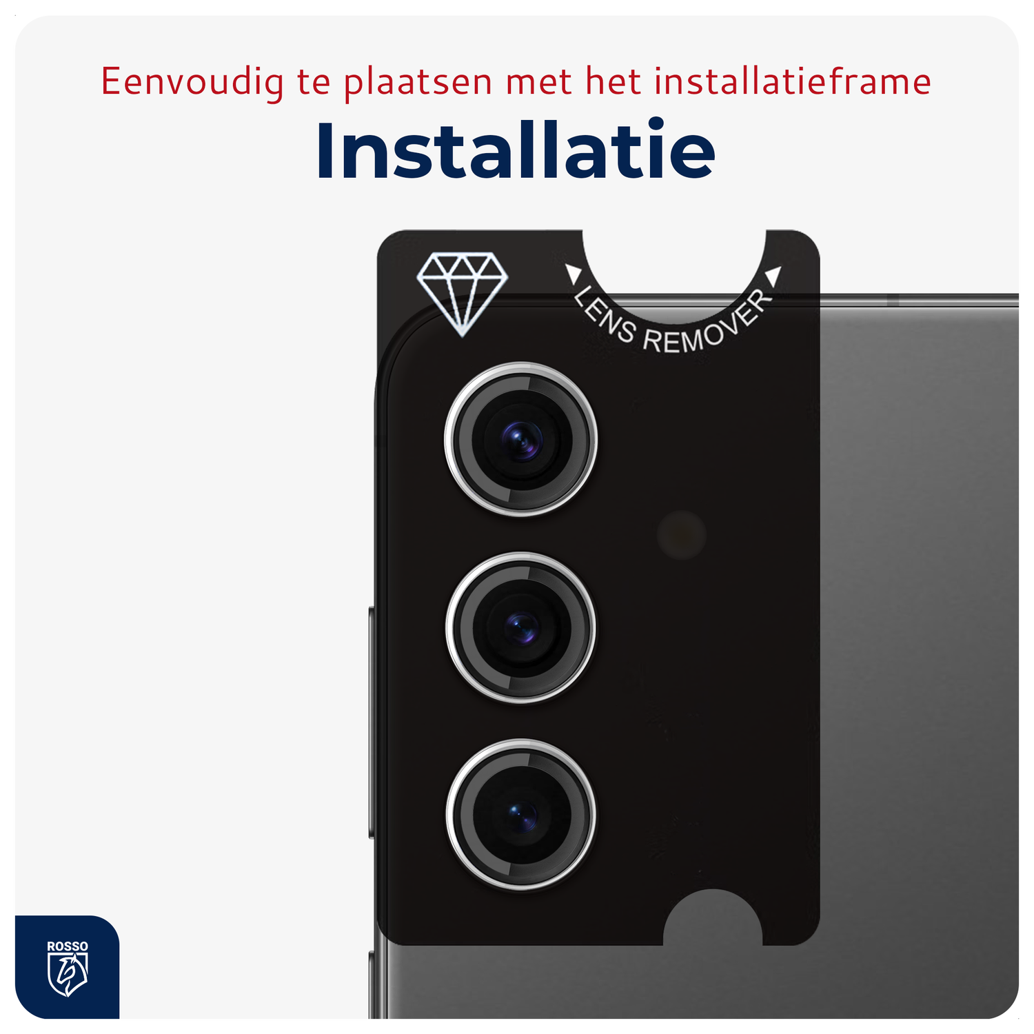 Rosso Samsung Galaxy S24 Plus Camera Frame Protector Transparant afbeelding 5