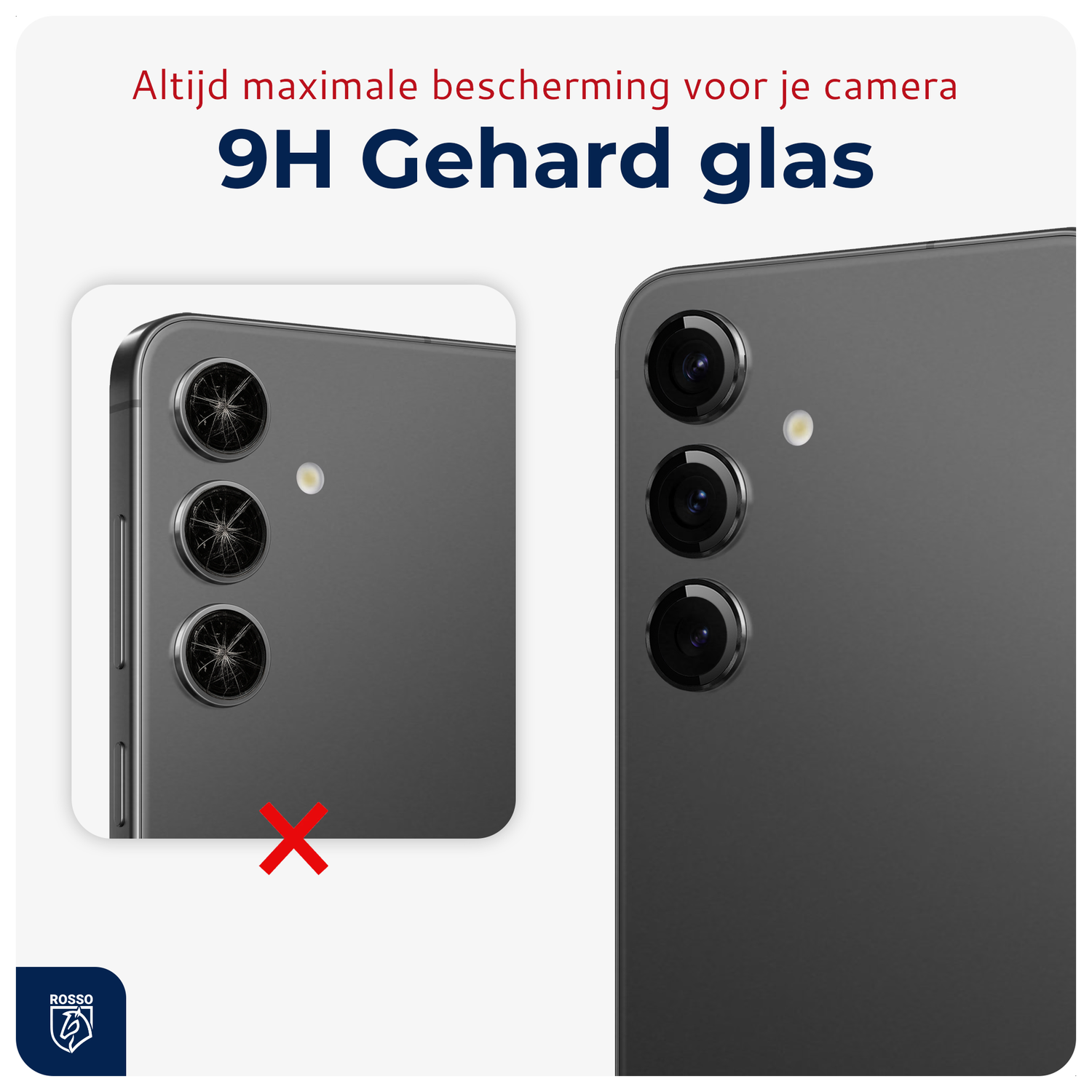 Rosso Samsung Galaxy S24 Plus Camera Frame Protector Zwart afbeelding 4