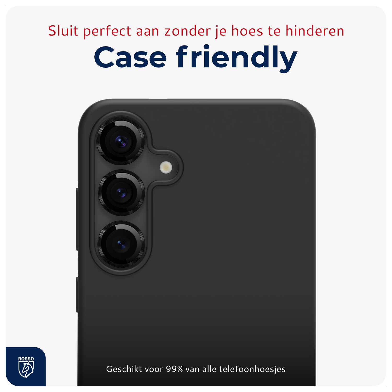 Rosso Samsung Galaxy S24 Plus Camera Frame Protector Zwart afbeelding 6