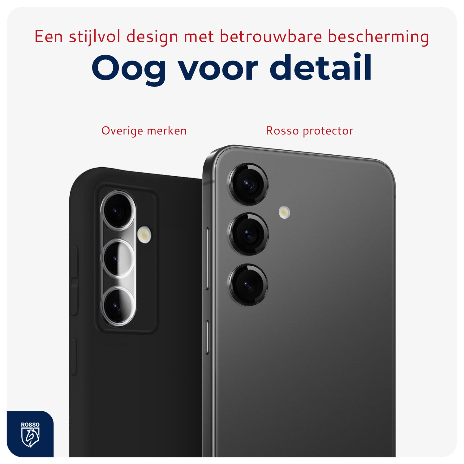 Rosso Samsung Galaxy S24 Plus Camera Frame Protector Zwart afbeelding 7