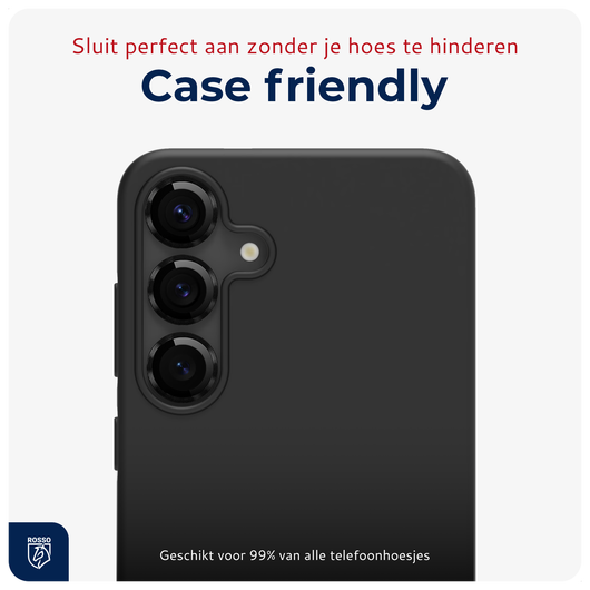 Rosso Samsung Galaxy S24 Plus Camera Frame Protector Zwart afbeelding 6
