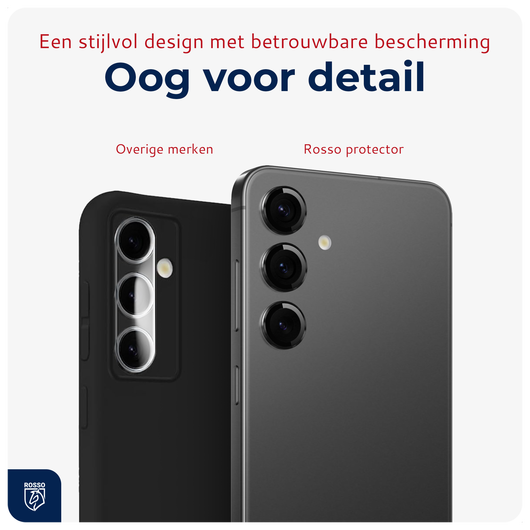 Rosso Samsung Galaxy S24 Plus Camera Frame Protector Zwart afbeelding 7