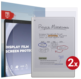 Rosso ReMarkable Paper Pro Screen Protector Ultra Clear Folie Duo Pack