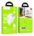 Hoco 30W PD GaN USB-A+C Snellader met USB-C naar Lightning Kabel 1M Wit afbeelding 2