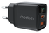Choetech USB/USB-C GaN Snellader 35W PD Adapter Fast Charge Zwart afbeelding 1