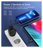 Choetech USB/USB-C GaN Snellader 35W PD Adapter Fast Charge Zwart afbeelding 4