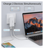 Choetech Power Delivery Oplader USB-C / USB Fast Charge 67W Wit afbeelding 3