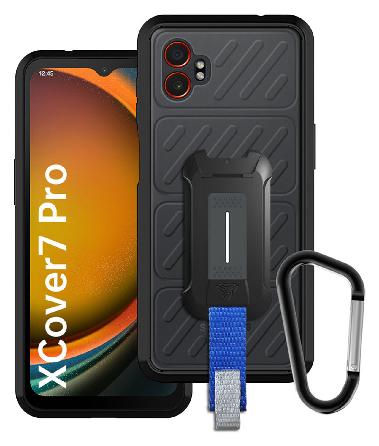 Armor X BX-Series Samsung Galaxy Xcover 7 Pro Robuust Hoesje Zwart afbeelding 1