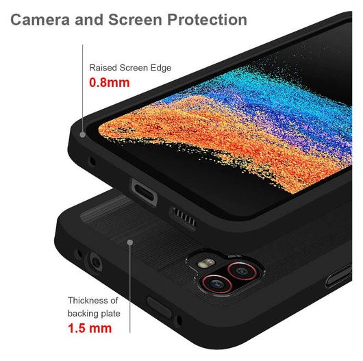 Armor X BX-Series Samsung Galaxy Xcover 7 Pro Robuust Hoesje Zwart afbeelding 2