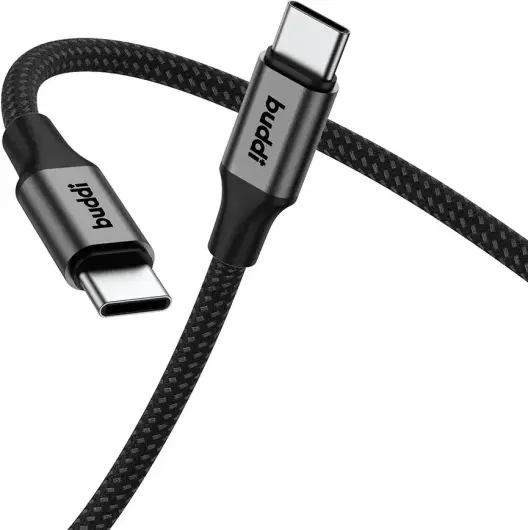 Set van 8 stuks 30cm Buddi Flex USB-C naar USB-C Kabel 60W afbeelding 11