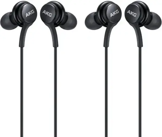 Duo Pack Originele Samsung AKG Headset Oordopjes met USB-C Plug Zwart afbeelding 2