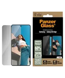 PanzerGlass Ultra-Wide Samsung Galaxy S25 Edge Privacy Glass EasyAligner afbeelding