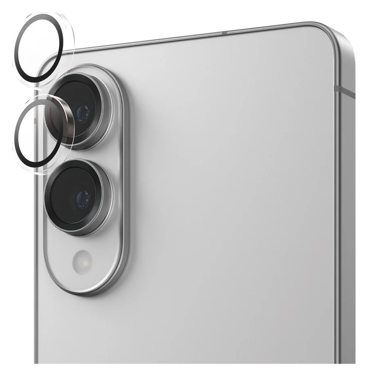 PanzerGlass Hoops Rings Samsung Galaxy S25 Edge Camera Lens Protector Glas Clear afbeelding 2