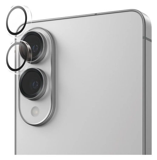 PanzerGlass Hoops Rings Samsung Galaxy S25 Edge Camera Lens Protector Glas Clear afbeelding 2