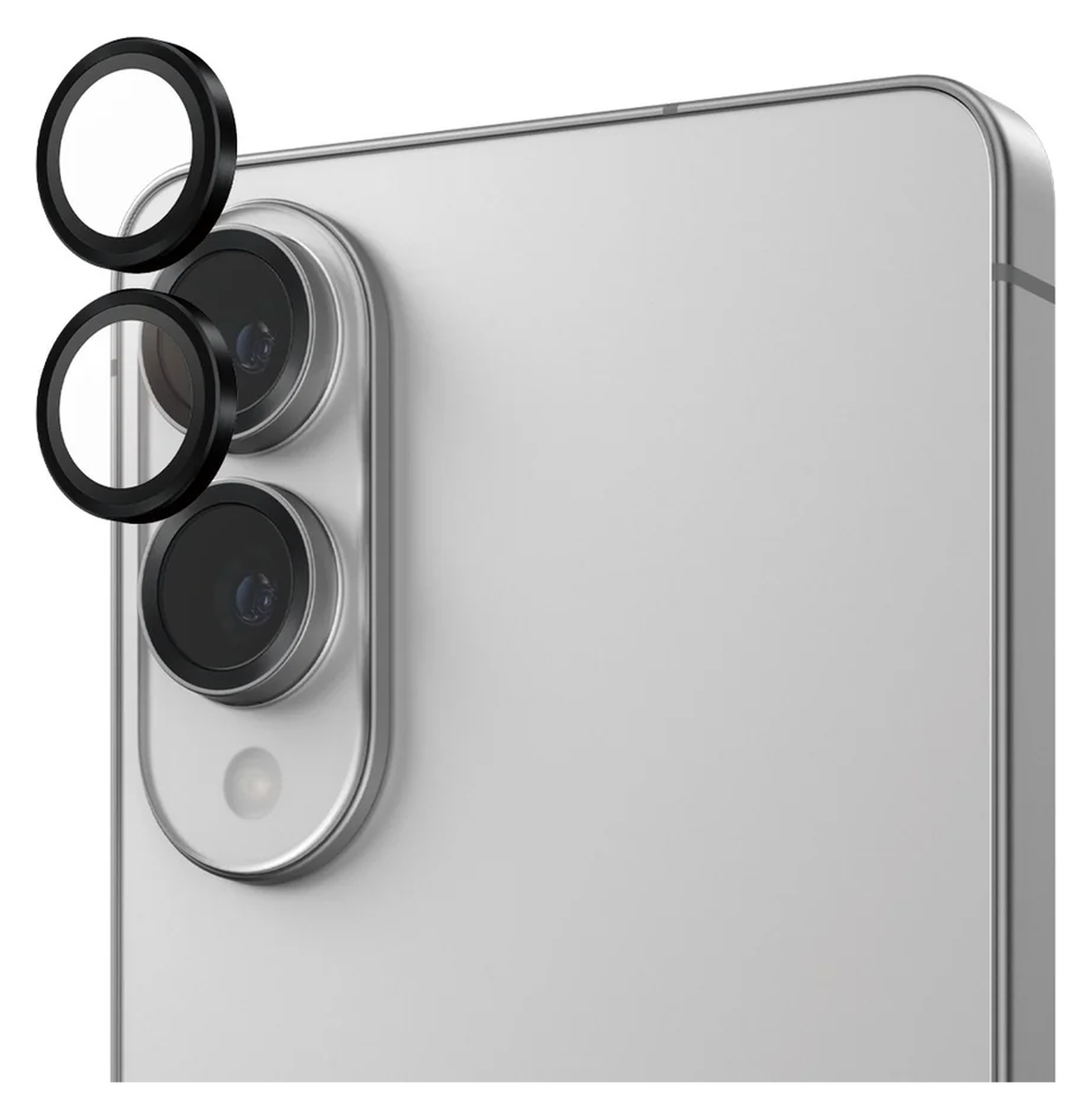 PanzerGlass Hoops Rings Samsung Galaxy S25 Edge Camera Lens Protector Glas Zwart afbeelding 2