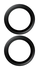 PanzerGlass Hoops Rings Samsung Galaxy S25 Edge Camera Lens Protector Glas Zwart afbeelding 4