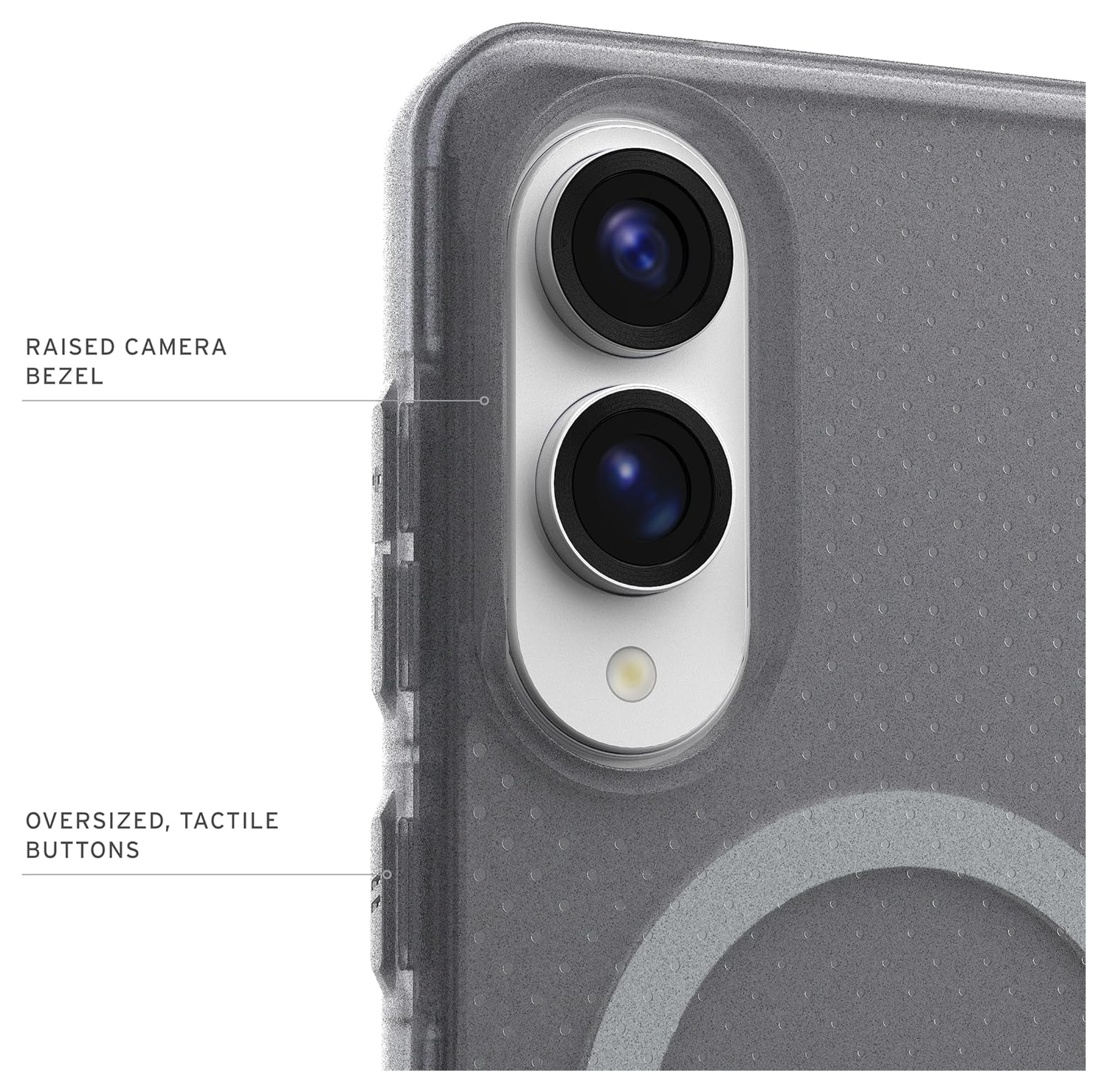 UAG Dot Qi2 Samsung Galaxy S25 Edge Hoesje MagSafe Back Cover Ash afbeelding 6