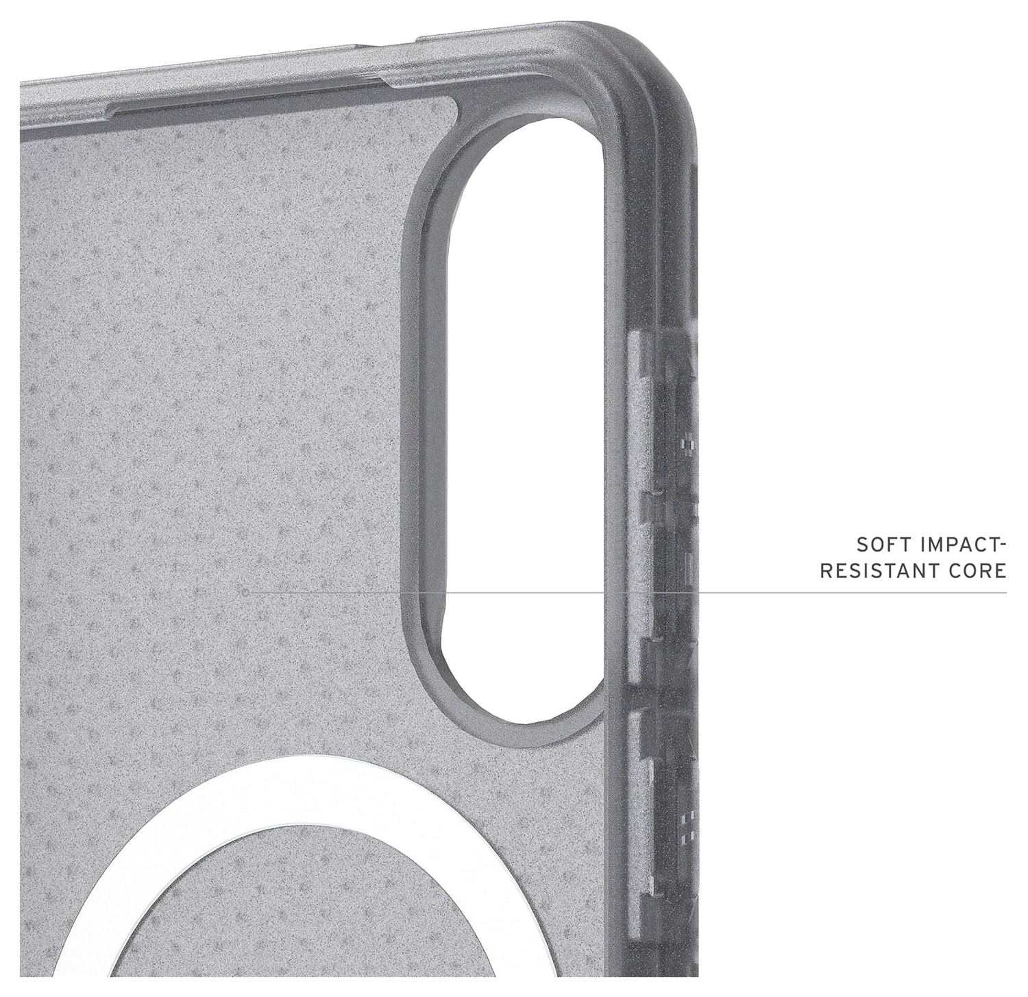 UAG Dot Qi2 Samsung Galaxy S25 Edge Hoesje MagSafe Back Cover Ash afbeelding 7