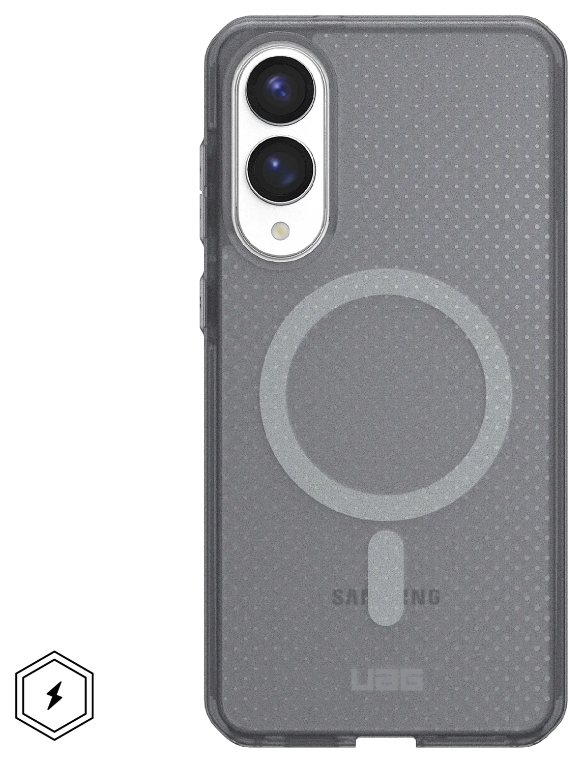 UAG Dot Qi2 Samsung Galaxy S25 Edge Hoesje MagSafe Back Cover Ash afbeelding 8