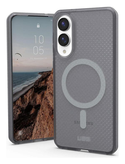 UAG Dot Qi2 Samsung Galaxy S25 Edge Hoesje MagSafe Back Cover Ash afbeelding 1