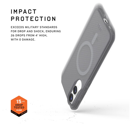UAG Dot Qi2 Samsung Galaxy S25 Edge Hoesje MagSafe Back Cover Ash afbeelding 4