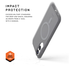 UAG Dot Qi2 Samsung Galaxy S25 Edge Hoesje MagSafe Back Cover Ash afbeelding 4