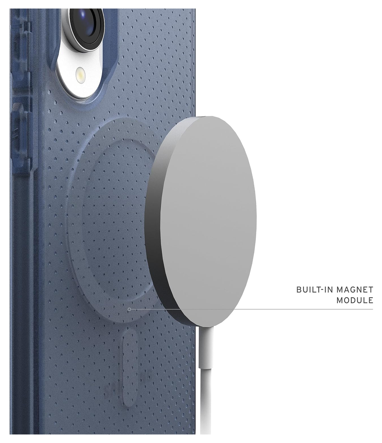 UAG Dot Qi2 Samsung Galaxy S25 Edge Hoesje MagSafe Back Cover Blauw afbeelding 4