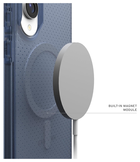 UAG Dot Qi2 Samsung Galaxy S25 Edge Hoesje MagSafe Back Cover Blauw afbeelding 4