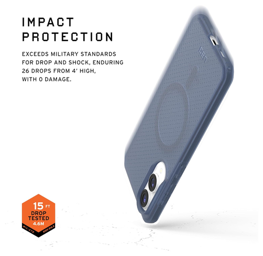 UAG Dot Qi2 Samsung Galaxy S25 Edge Hoesje MagSafe Back Cover Blauw afbeelding 5