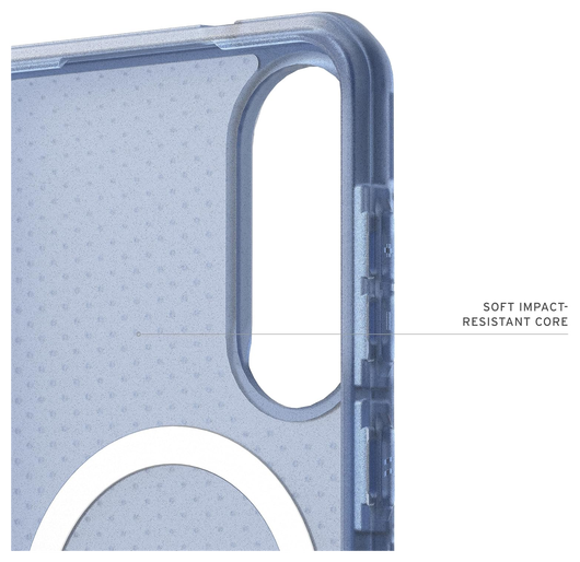 UAG Dot Qi2 Samsung Galaxy S25 Edge Hoesje MagSafe Back Cover Blauw afbeelding 7