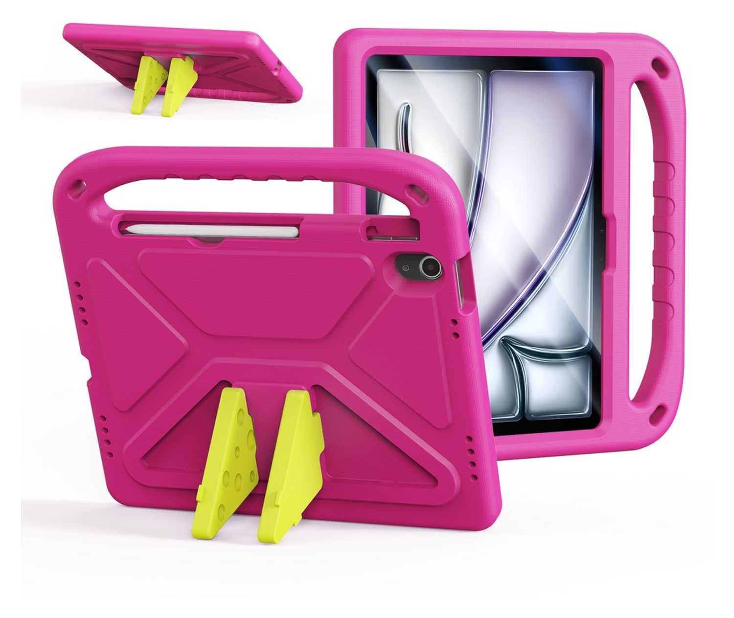 Dux Ducis PUFF iPad Air 11 (2024/2025) / Pro 11 (2024) Kinder Tablethoes Roze afbeelding 1