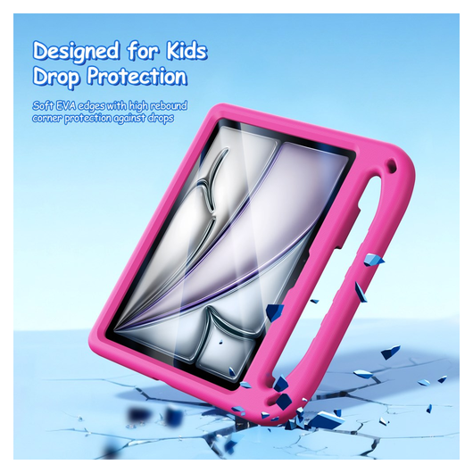 Dux Ducis PUFF iPad Air 11 (2024/2025) / Pro 11 (2024) Kinder Tablethoes Roze afbeelding 5