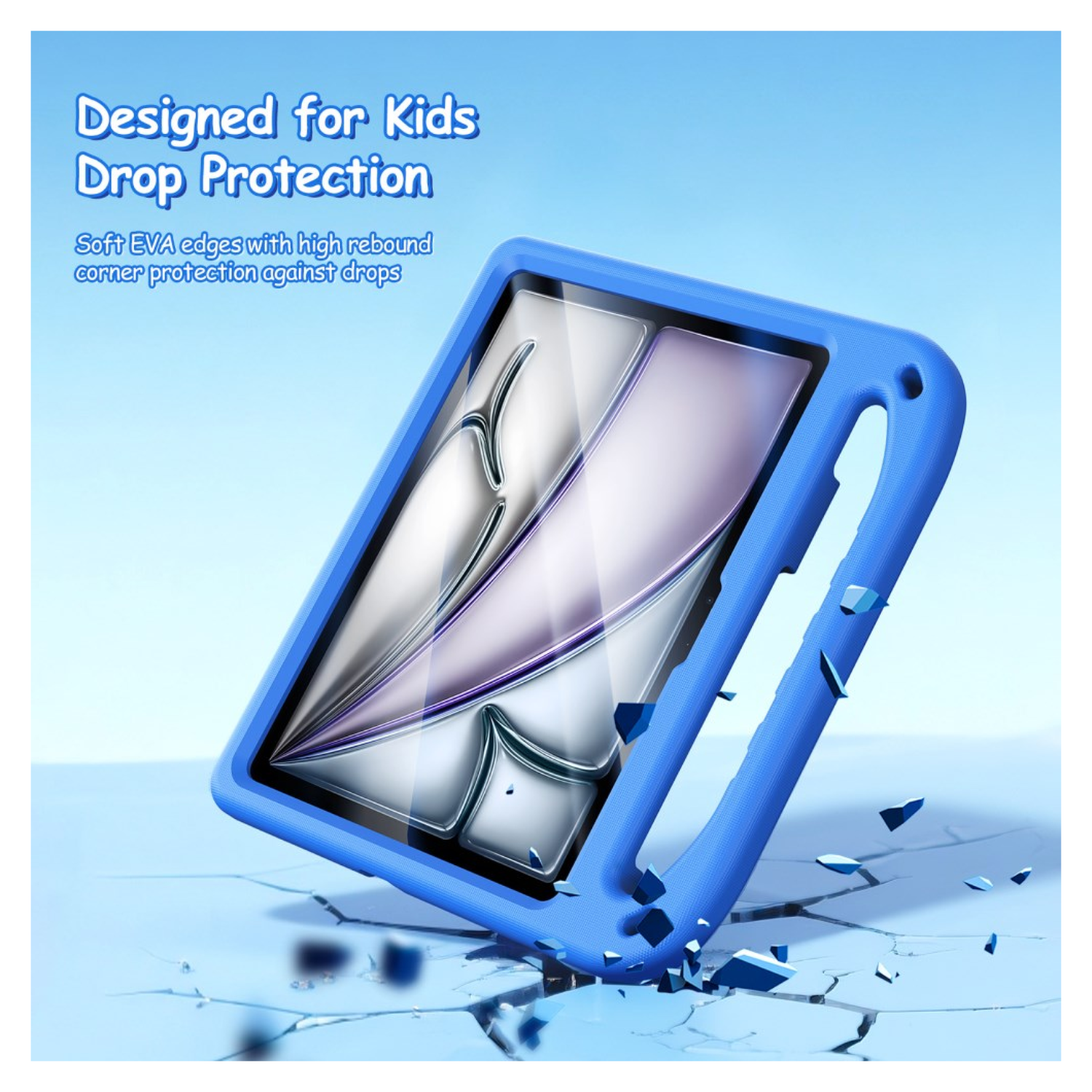 Dux Ducis PUFF iPad Air 11 (2024/2025) / Pro 11 (2024) Kinder Tablethoes Blauw afbeelding 5