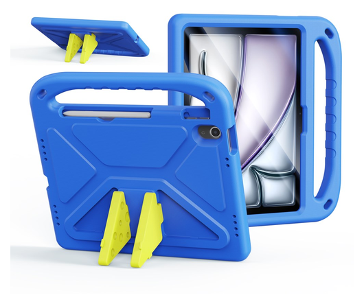 Dux Ducis PUFF iPad Air 11 (2024/2025) / Pro 11 (2024) Kinder Tablethoes Blauw afbeelding 1