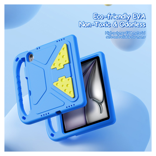 Dux Ducis PUFF iPad Air 11 (2024/2025) / Pro 11 (2024) Kinder Tablethoes Blauw afbeelding 4