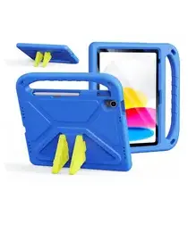 Dux Ducis PUFF iPad 11 (2025) / 10.9 (2022) Kinder Tablethoes met Handvat Blauw afbeelding