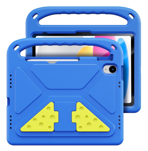 Dux Ducis PUFF iPad 11 (2025) / 10.9 (2022) Kinder Tablethoes met Handvat Blauw afbeelding 2