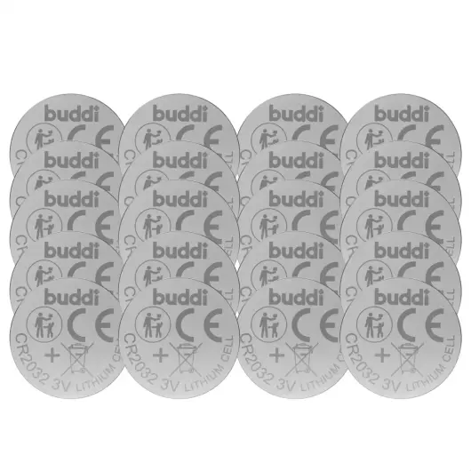 Buddi Apple AirTag Batterij CR2032 Lithium Knoopcelbatterij 210mh / 3V (20-Pack) afbeelding 10