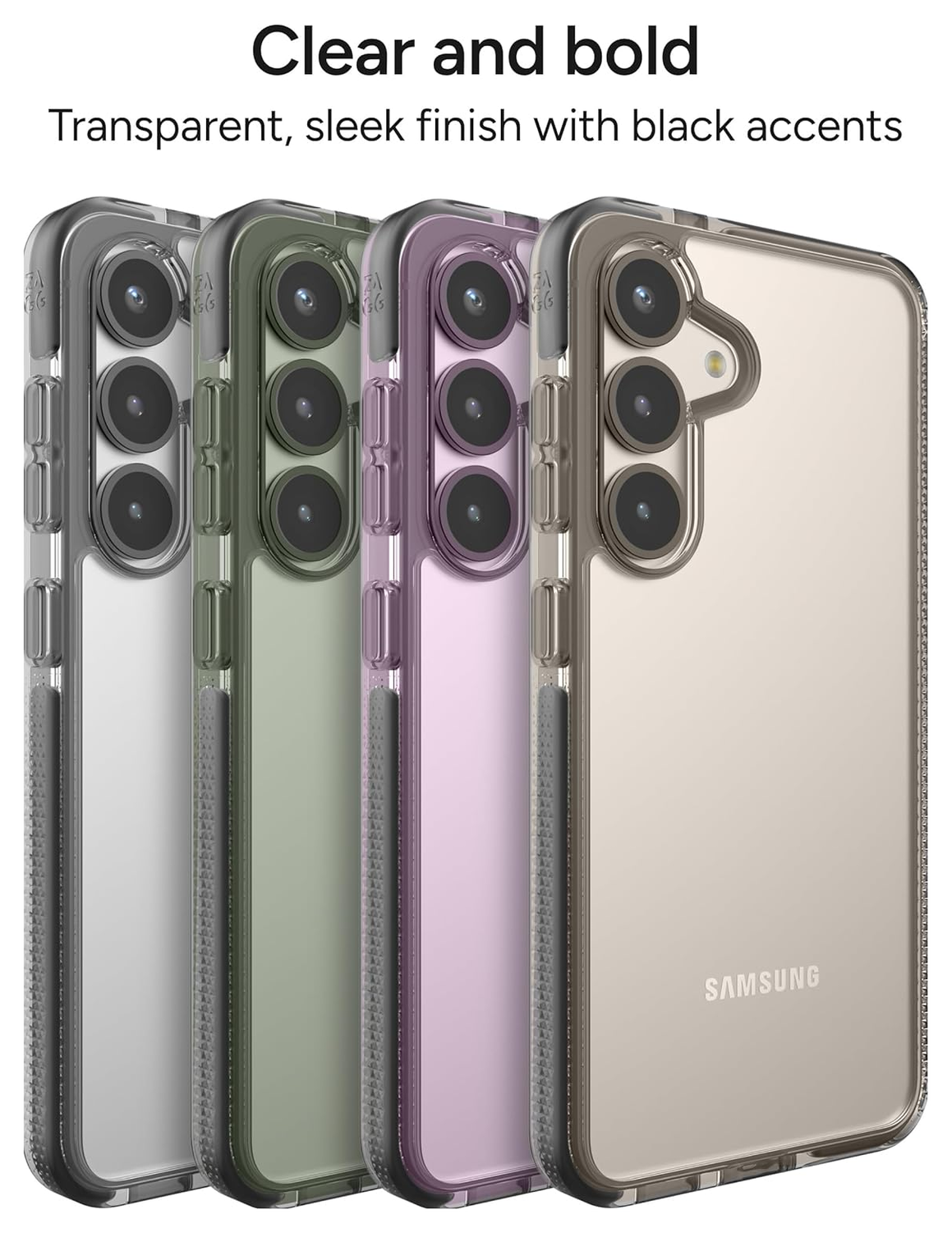 ZAGG Santa Cruz Samsung Galaxy S25 Edge Hoesje Back Cover Zwart afbeelding 7