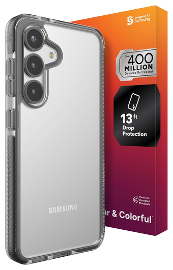 ZAGG Santa Cruz Samsung Galaxy S25 Edge Hoesje Back Cover Zwart afbeelding 1