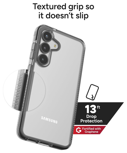 ZAGG Santa Cruz Samsung Galaxy S25 Edge Hoesje Back Cover Zwart afbeelding 2