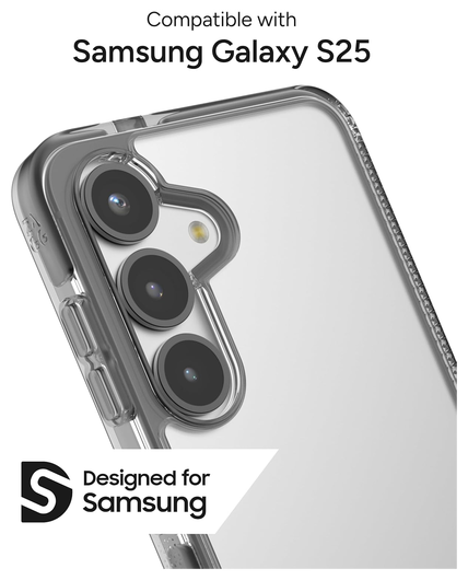 ZAGG Santa Cruz Samsung Galaxy S25 Edge Hoesje Back Cover Zwart afbeelding 4