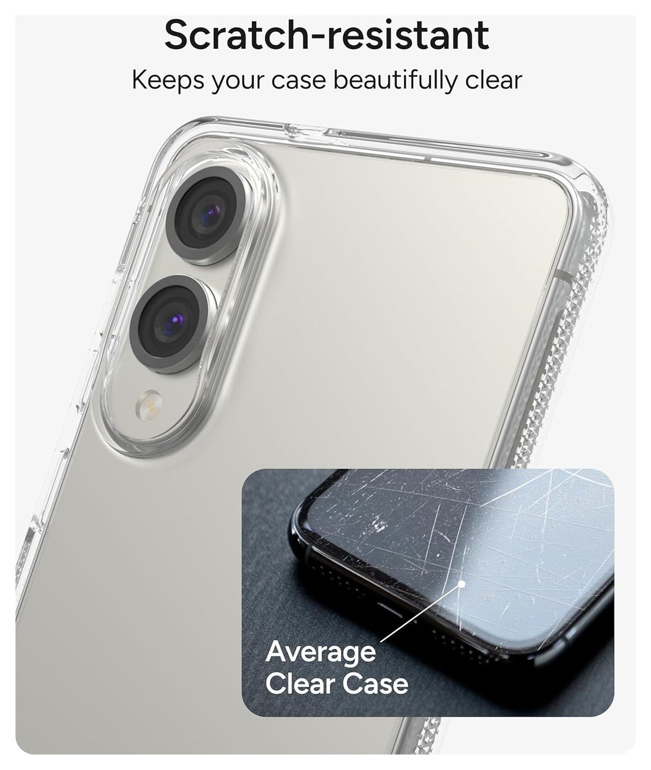 ZAGG Crystal Palace Samsung Galaxy S25 Edge Hoesje 4M DropProof Transparant afbeelding 5