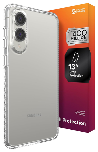 ZAGG Crystal Palace Samsung Galaxy S25 Edge Hoesje 4M DropProof Transparant afbeelding 1