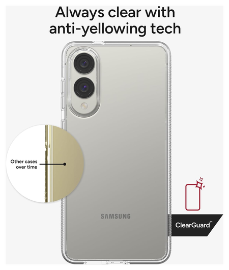ZAGG Crystal Palace Samsung Galaxy S25 Edge Hoesje 4M DropProof Transparant afbeelding 4